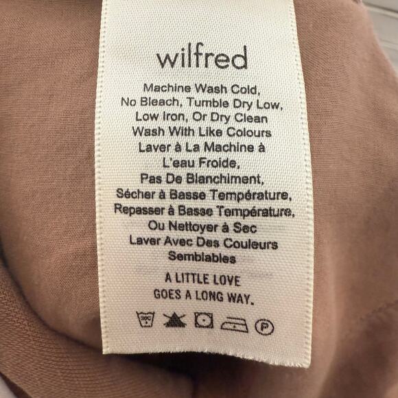 WILFRED ARITZIA Women's 8 Allant Linen Pants Cropped Waist Tie Moroccan Spice - Picture 10 of 16